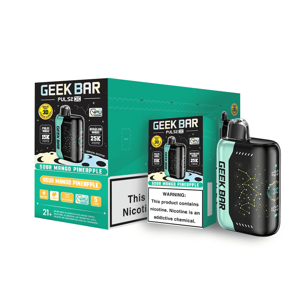 Geek Bar Pulse X 25000 Disposable Vape - Black Coral Wholesale